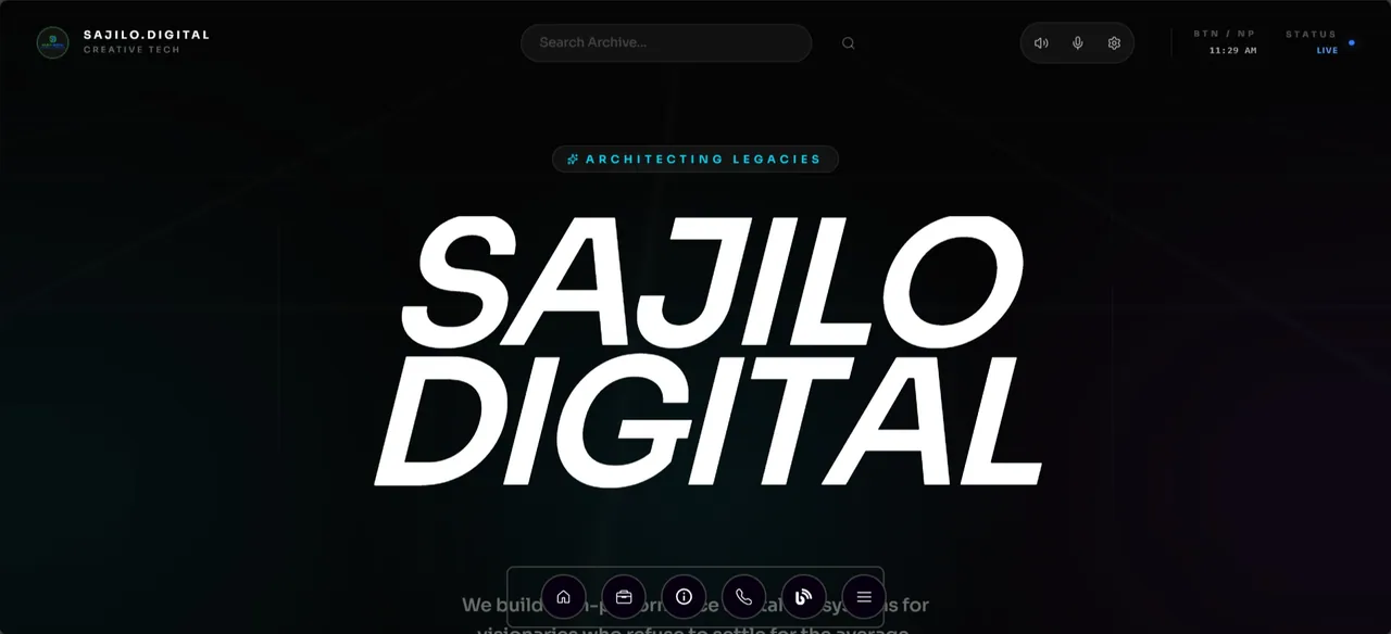 Sajilo Digital Company Website – QA Tester & Frontend Support by Sunil Paudyal